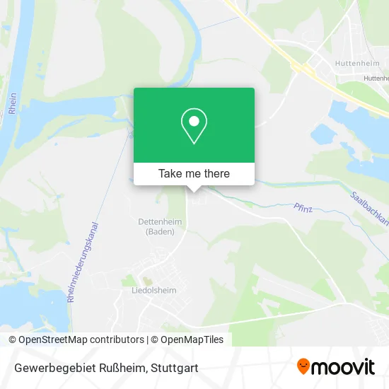Карта Gewerbegebiet Rußheim