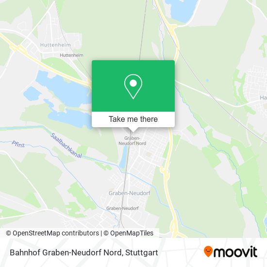 Bahnhof Graben-Neudorf Nord map