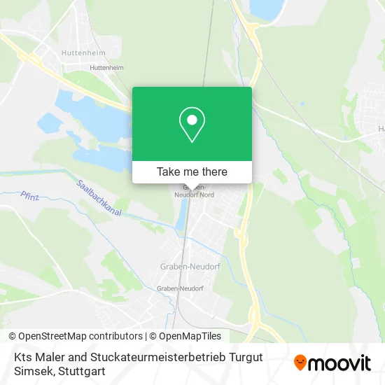 Карта Kts Maler and Stuckateurmeisterbetrieb Turgut Simsek