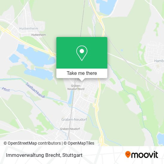 Immoverwaltung Brecht map