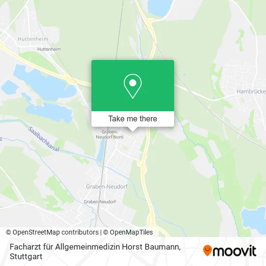 Карта Facharzt für Allgemeinmedizin Horst Baumann