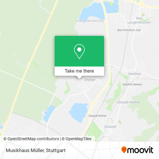 Musikhaus Müller map