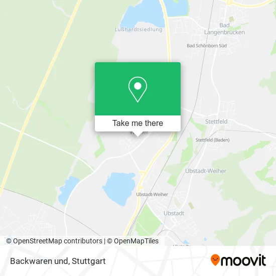 Карта Backwaren und