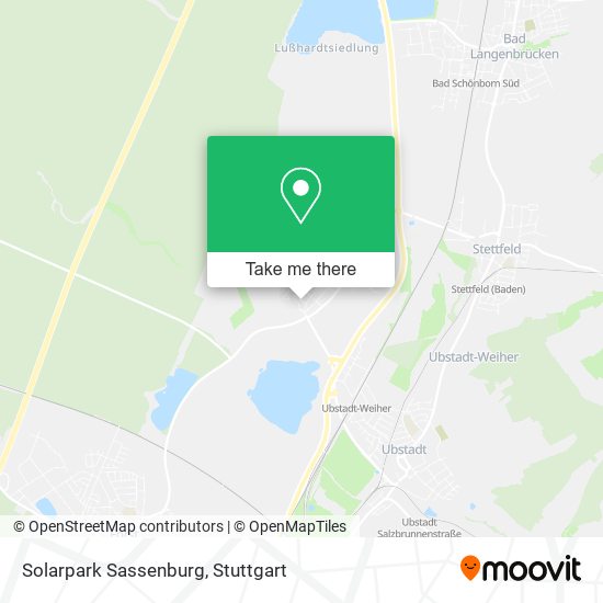 Solarpark Sassenburg map