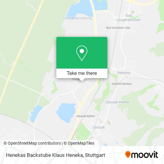 Карта Henekas Backstube Klaus Heneka