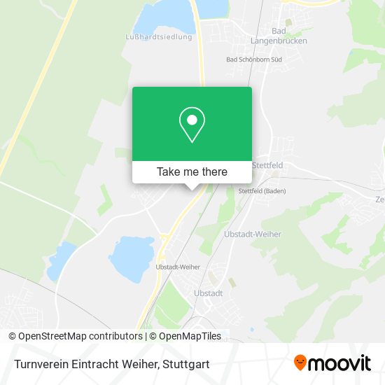 Turnverein Eintracht Weiher map
