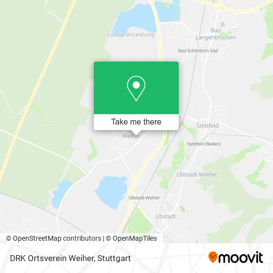 Карта DRK Ortsverein Weiher