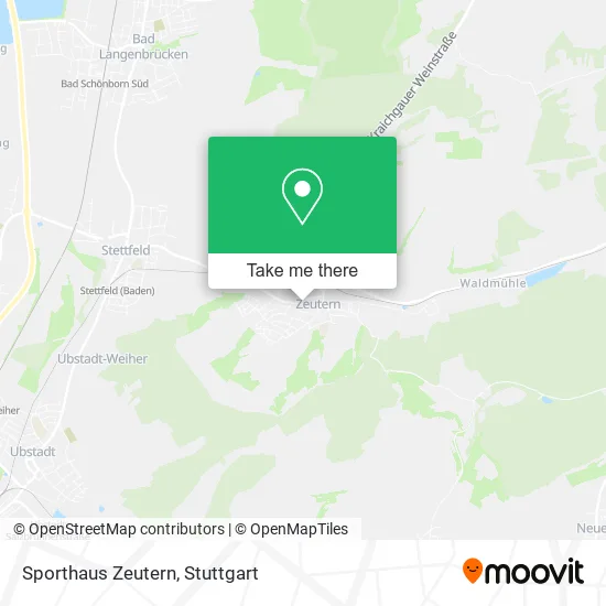 Карта Sporthaus Zeutern
