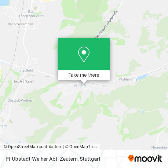 Ff Ubstadt-Weiher Abt. Zeutern map