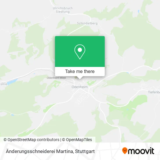 Карта Änderungsschneiderei Martina