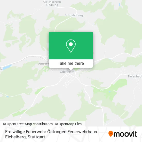 Карта Freiwillige Feuerwehr Östringen Feuerwehrhaus Eichelberg