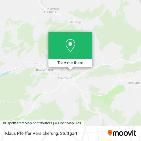 Карта Klaus Pfeiffer Versicherung
