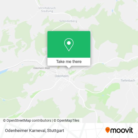 Карта Odenheimer Karneval