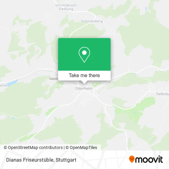 Карта Dianas Friseurstüble