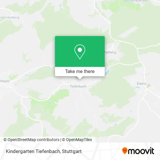 Карта Kindergarten Tiefenbach