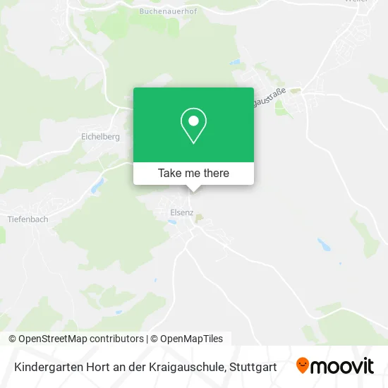 Карта Kindergarten Hort an der Kraigauschule