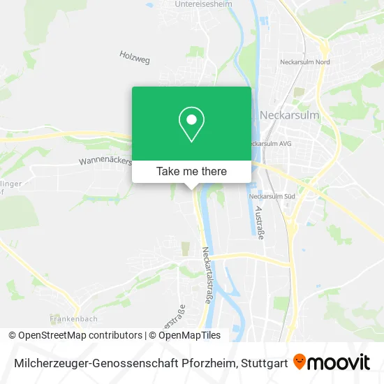 Карта Milcherzeuger-Genossenschaft Pforzheim