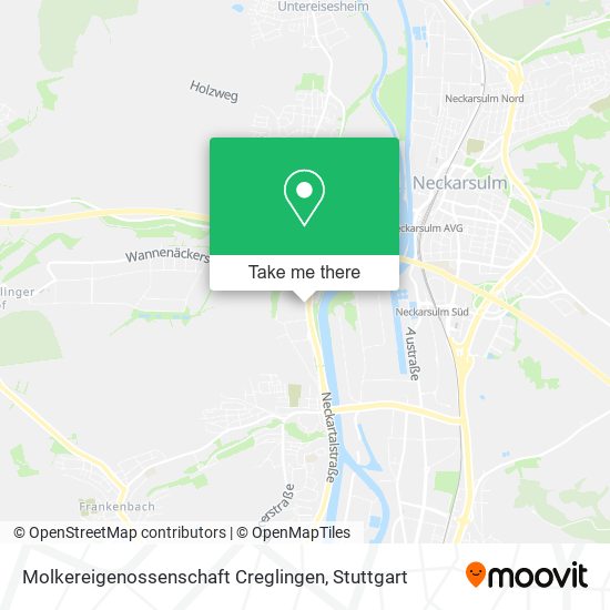 Molkereigenossenschaft Creglingen map