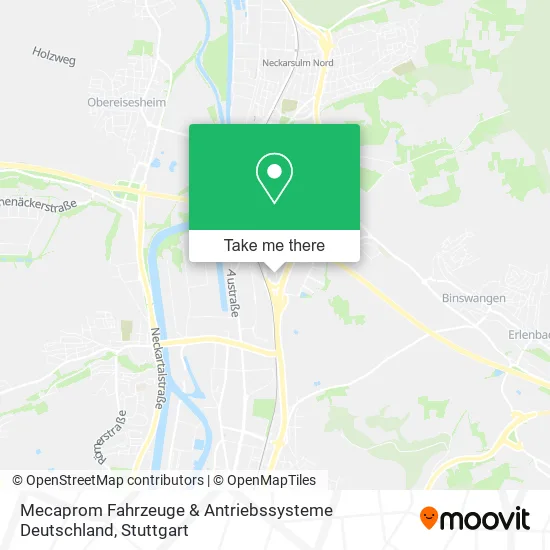 Карта Mecaprom Fahrzeuge & Antriebssysteme Deutschland