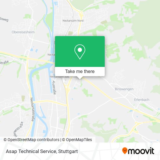 Asap Technical Service map
