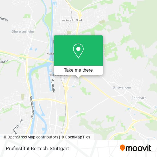 Prüfinstitut Bertsch map