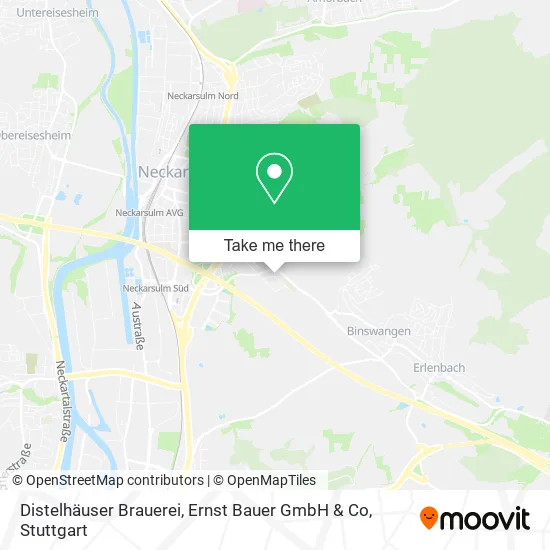 Карта Distelhäuser Brauerei, Ernst Bauer GmbH & Co