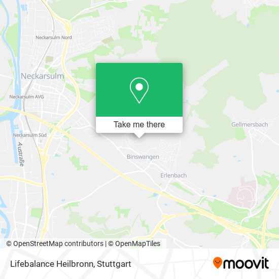 Lifebalance Heilbronn map