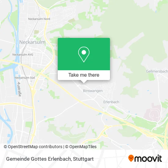 Карта Gemeinde Gottes Erlenbach