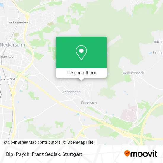 Dipl.Psych. Franz Sedlak map