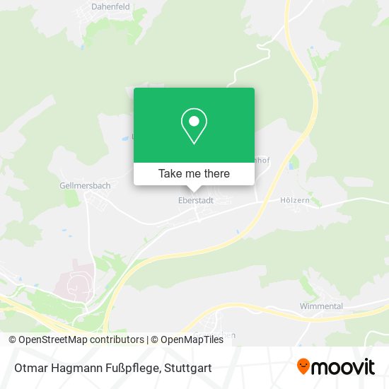Карта Otmar Hagmann Fußpflege
