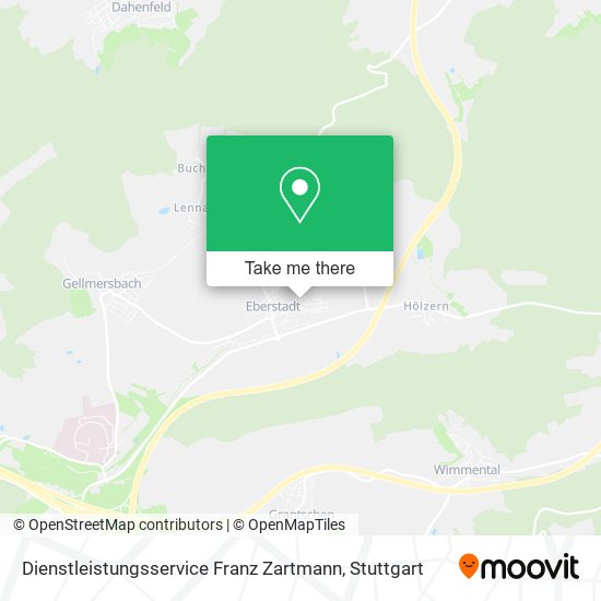 Dienstleistungsservice Franz Zartmann map