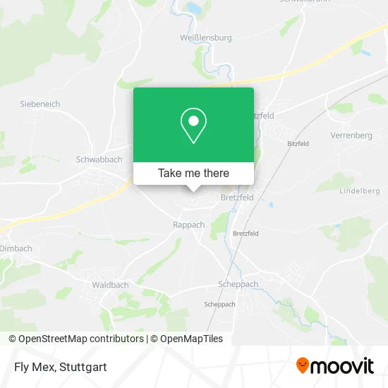 Карта Fly Mex
