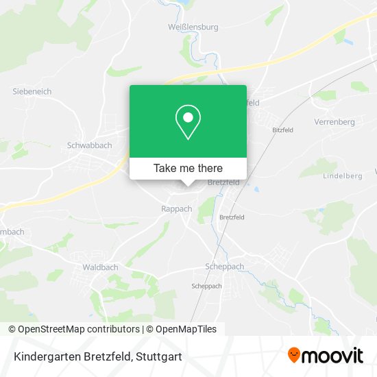 Kindergarten Bretzfeld map