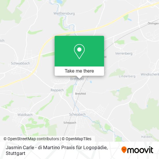 Jasmin Carle - di Martino Praxis für Logopädie map