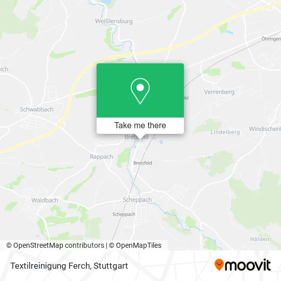 Карта Textilreinigung Ferch