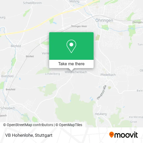 VB Hohenlohe map