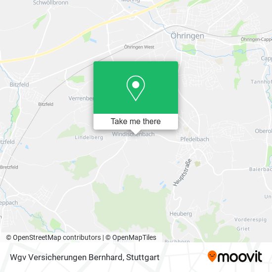 Wgv Versicherungen Bernhard map