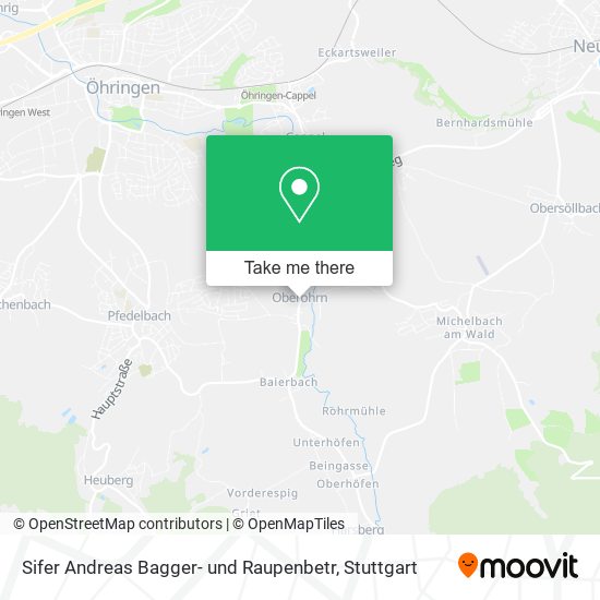 Sifer Andreas Bagger- und Raupenbetr map