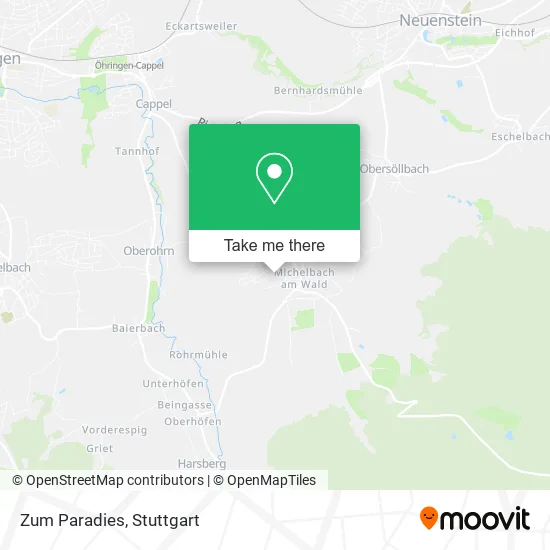 Карта Zum Paradies