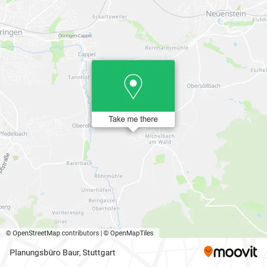 Карта Planungsbüro Baur