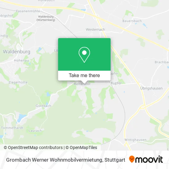 Карта Grombach Werner Wohnmobilvermietung