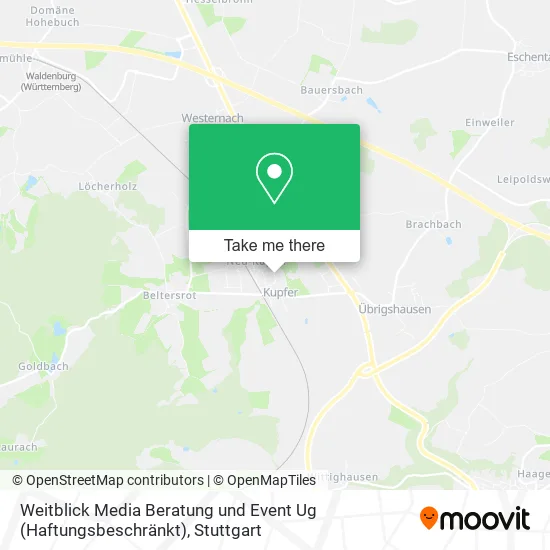 Карта Weitblick Media Beratung und Event Ug (Haftungsbeschränkt)