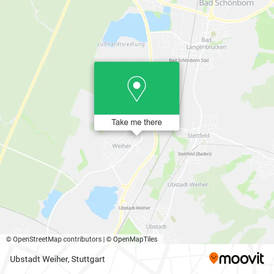 Карта Ubstadt Weiher
