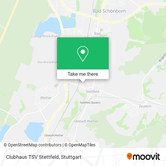 Карта Clubhaus TSV Stettfeld