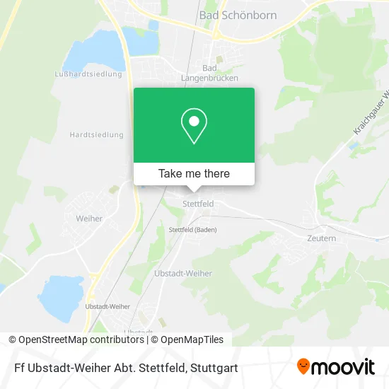 Карта Ff Ubstadt-Weiher Abt. Stettfeld