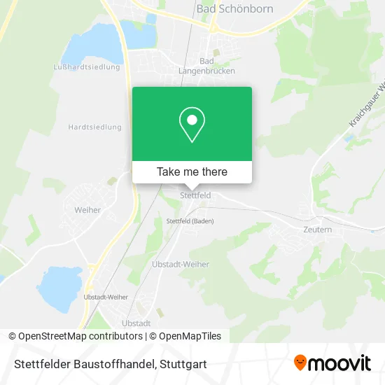 Карта Stettfelder Baustoffhandel