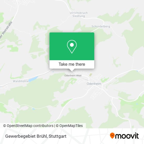 Gewerbegebiet Brühl map