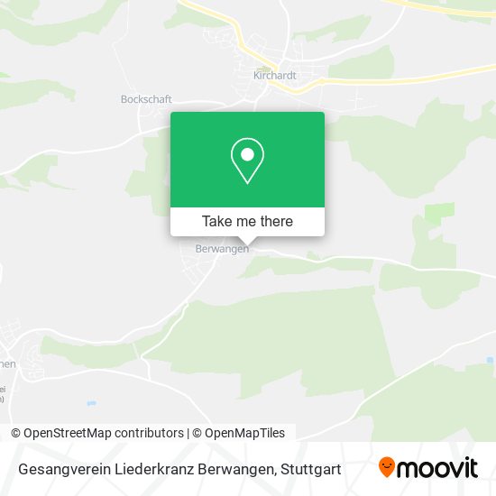 Gesangverein Liederkranz Berwangen map