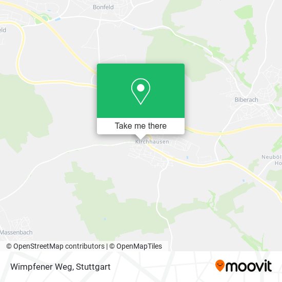 Карта Wimpfener Weg