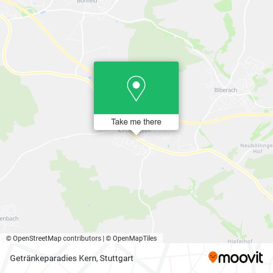 Getränkeparadies Kern map